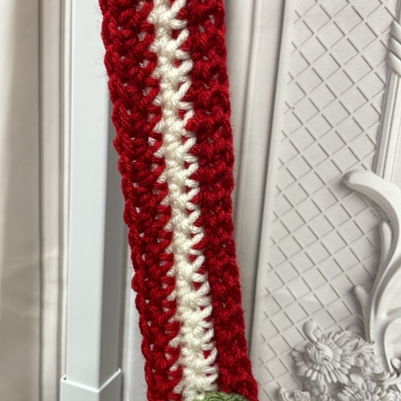 Handmade crocheted mushroom granny square crossbody handbag purse - Picture 3 of 7